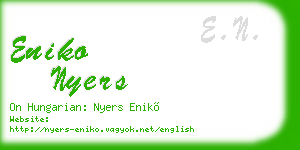 eniko nyers business card